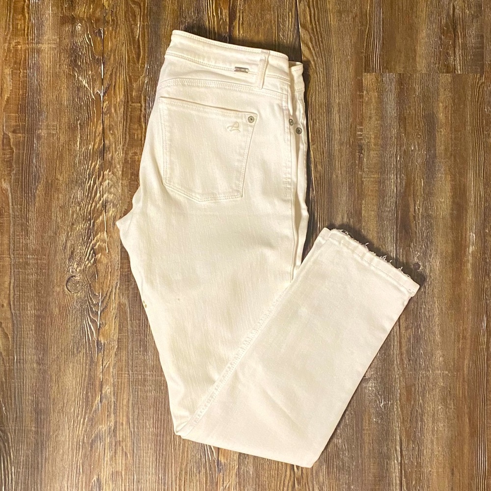 DL1961 Angel White Ankle Skinny Jeans